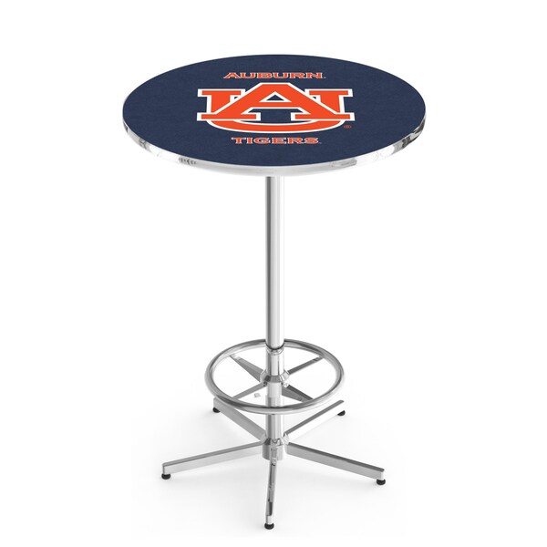 42" Chrome Auburn Pub Table